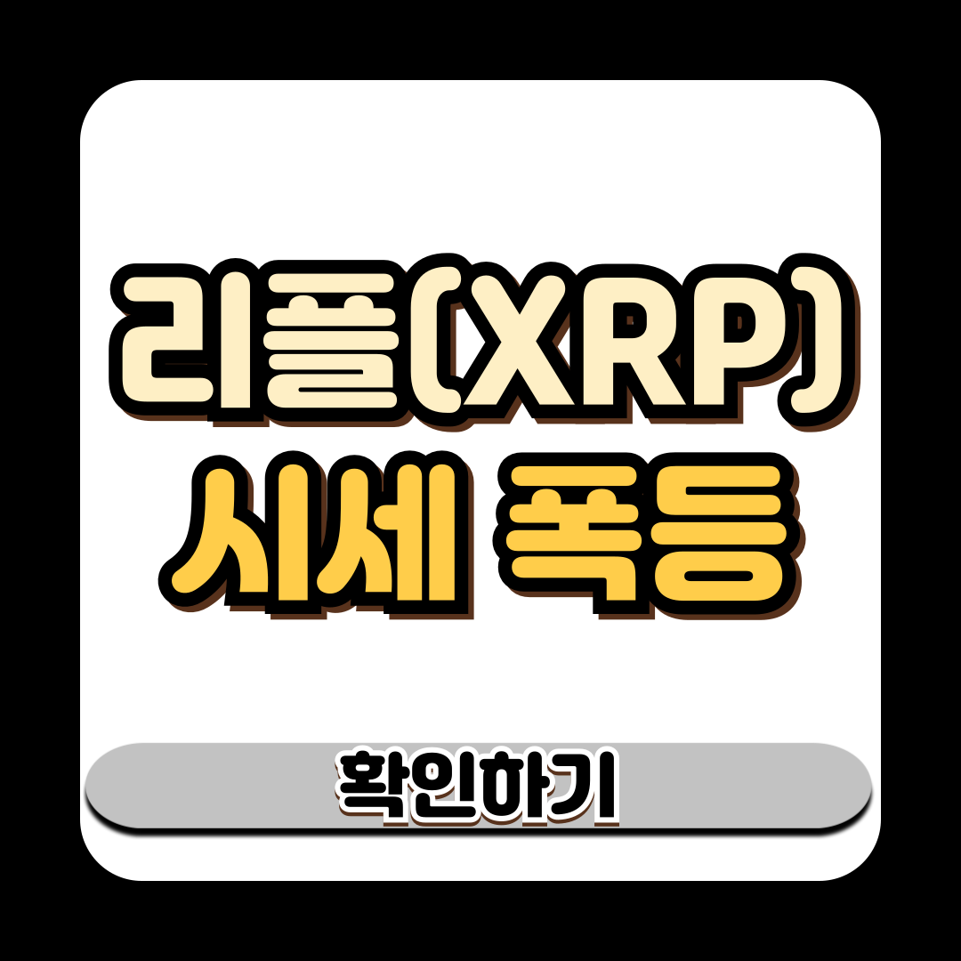 리플(XRP)시세 폭등