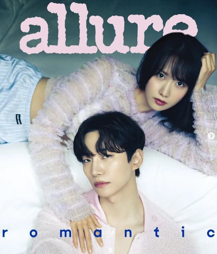 임윤아의 인스타그램에서 캡쳐한 임윤아와 이준호의 화보 사진