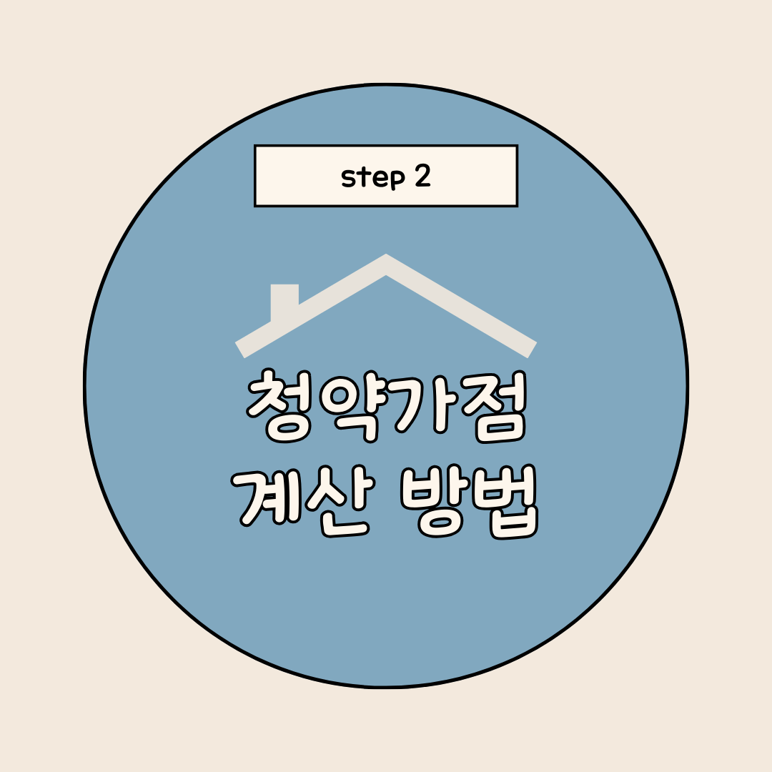 청약가점 계산방법