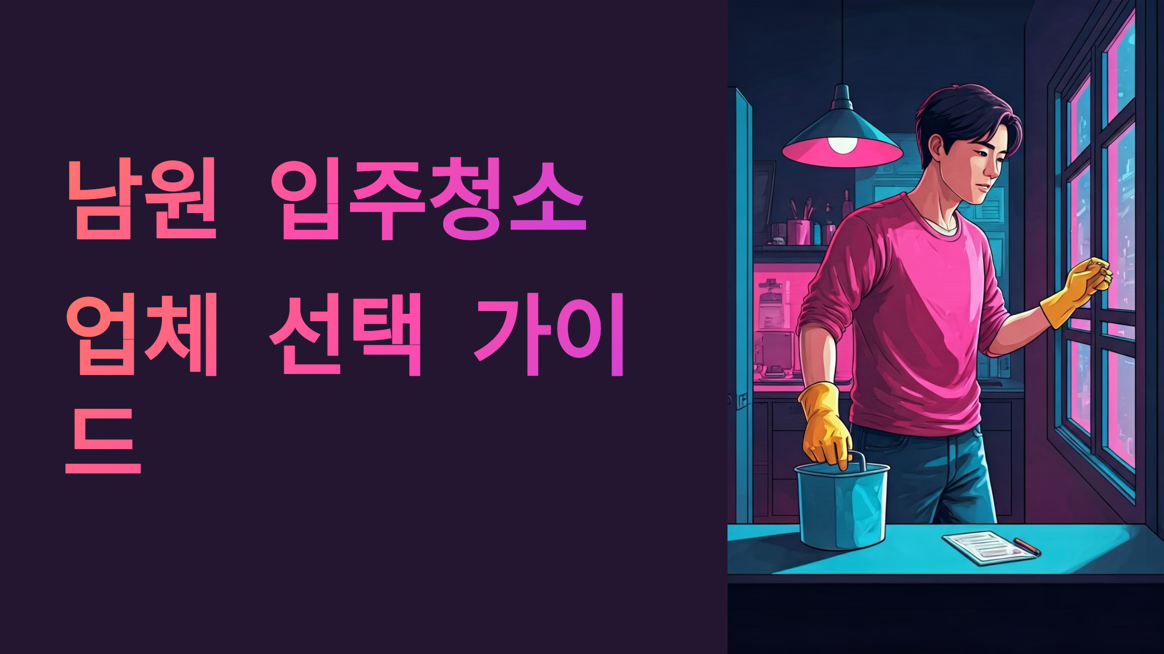 남원 입주청소 업체 대표이미지