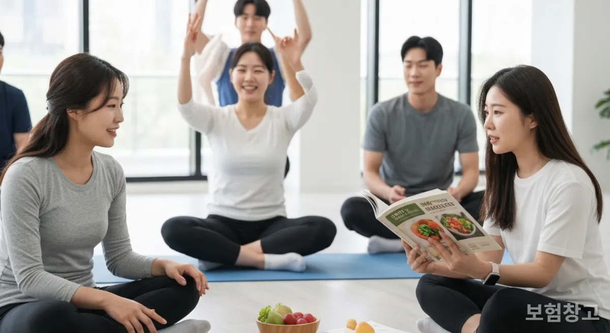 건강 관리와 자기계발에 몰두하는 MZ세대 한국 젊은이들