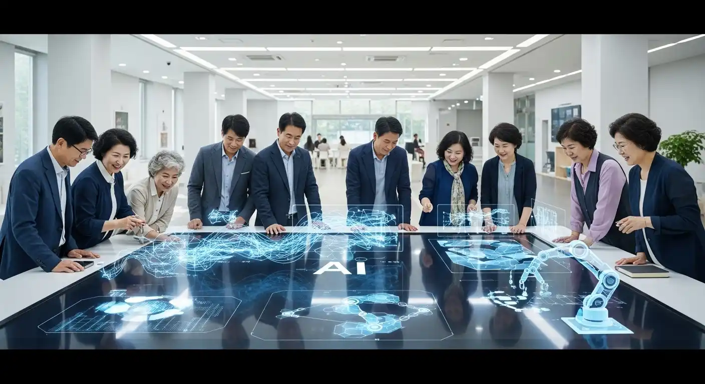 <img src="retired_seniors_starting_new_digital_career_with_ai.webp" alt="AI로 인생 2막을 여는 5060세대의 디지털 도전 모습을 표현한 이미지 입니다">