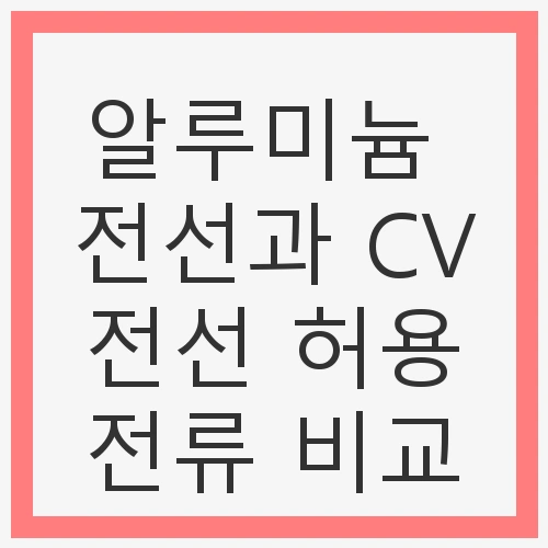 전선 선택의 중요성