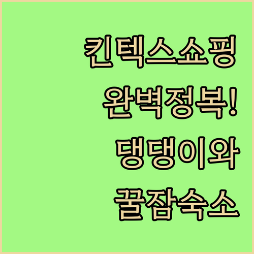 GTX 킨텍스역 인근 쇼핑 메카 방문..
