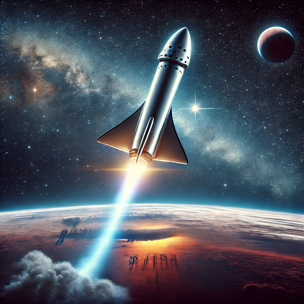 화성으로 가는 스타쉽 사진