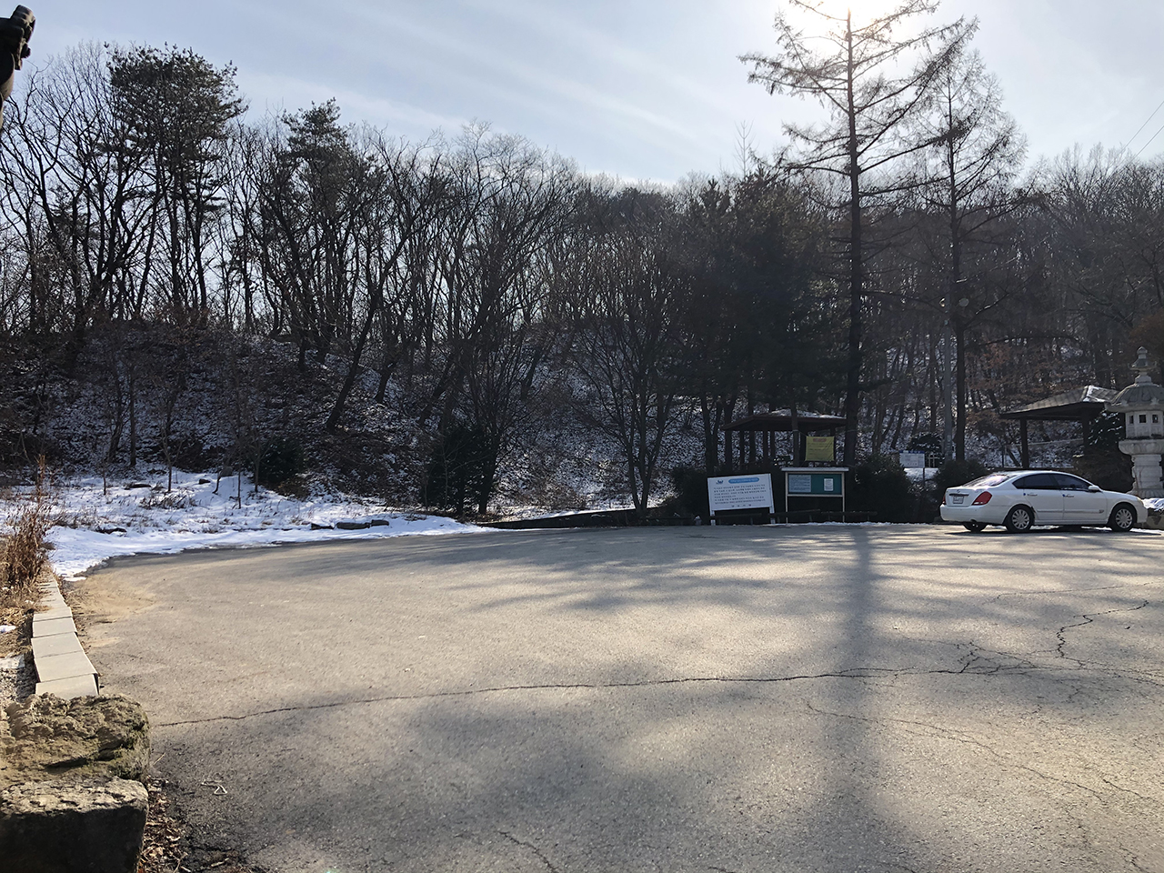 지장사 주차장
