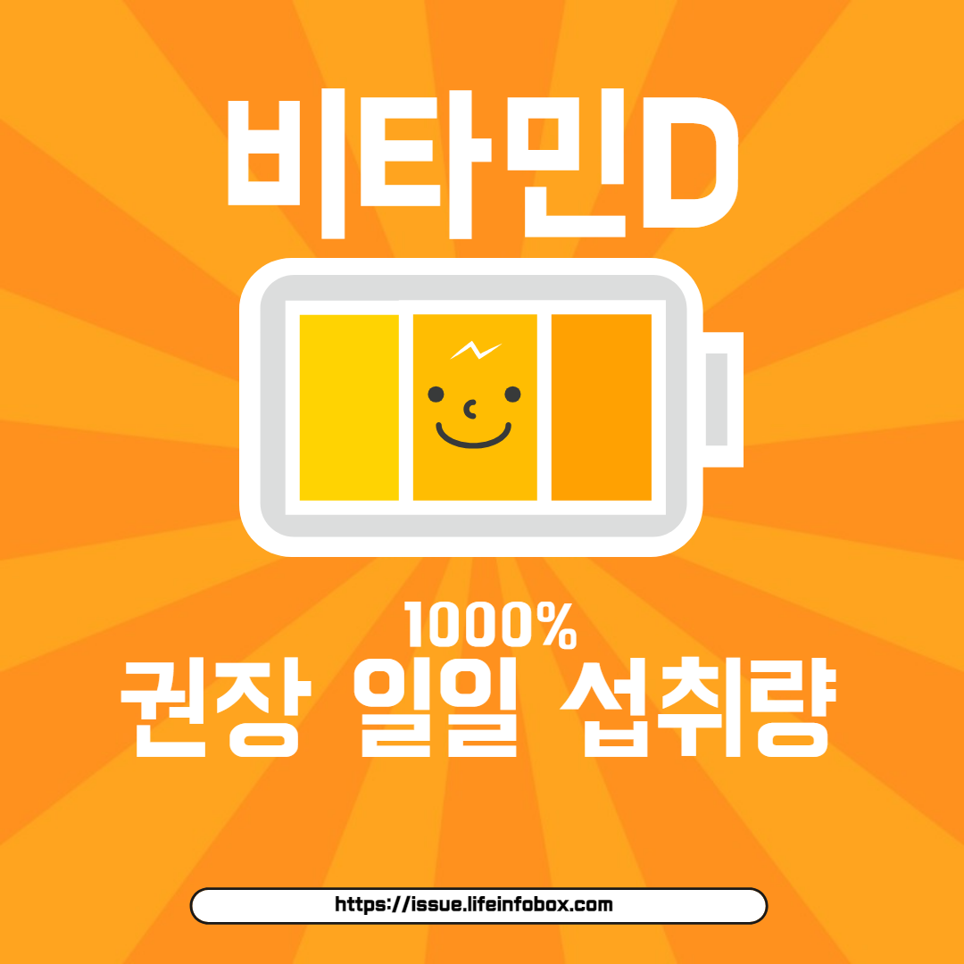 비타민 D 권장 일일 섭취량에 대한 쉽고 명확한 정보를 제공합니다