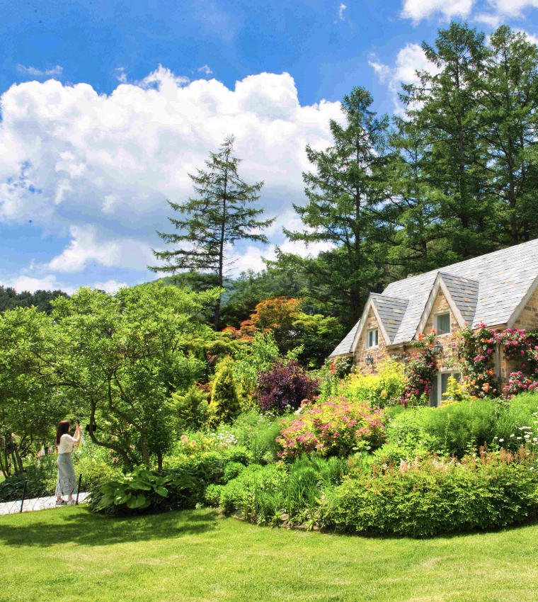 아침고요수목원 정원