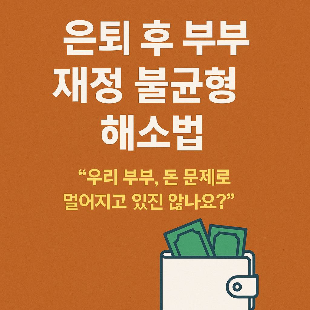 은퇴 후 부부 재정 불균형 해소법