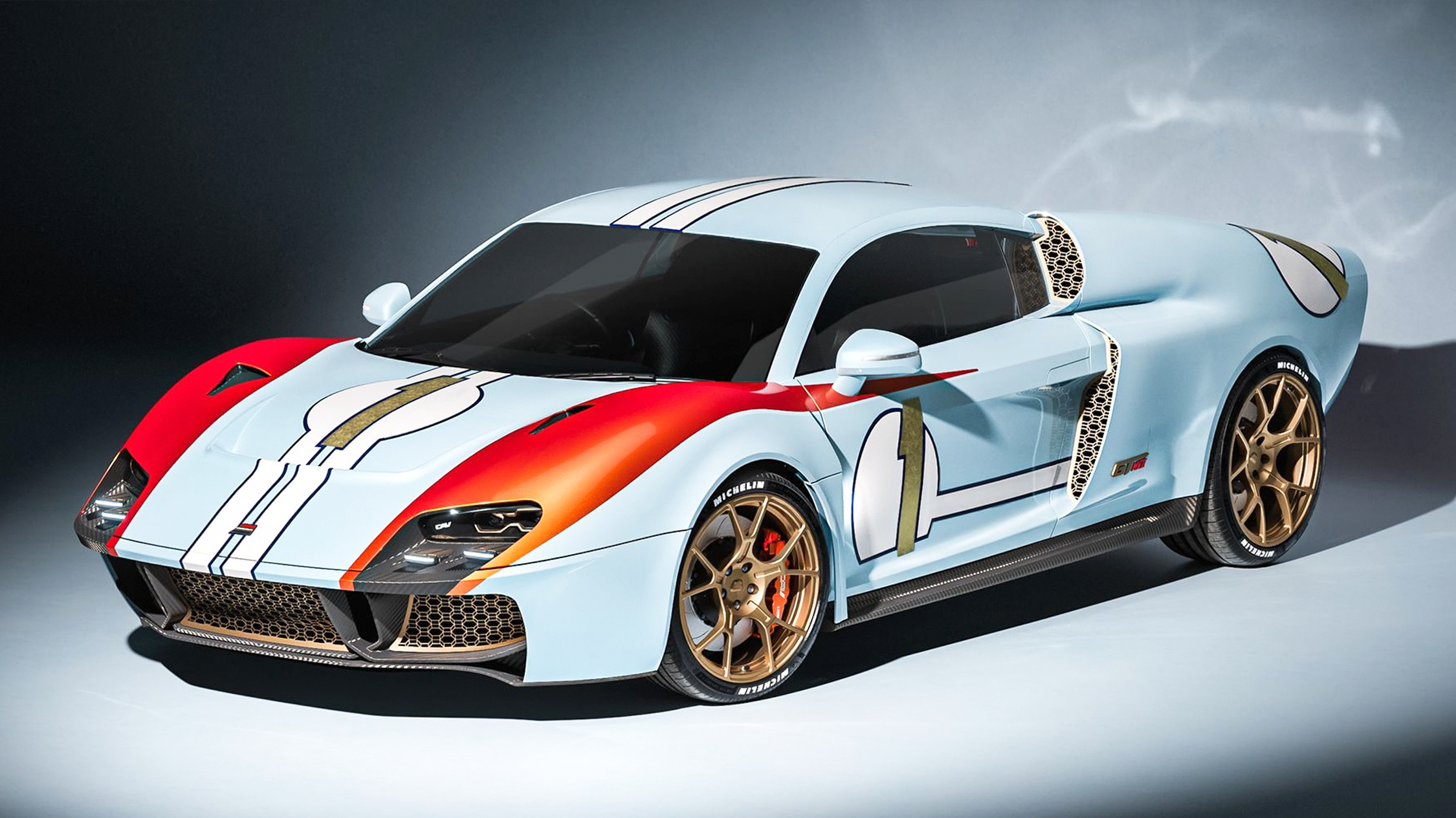 GT40 후속 모델, 레이스 역사와 현대 기술의 만남 - GT MkII 전면 디자인