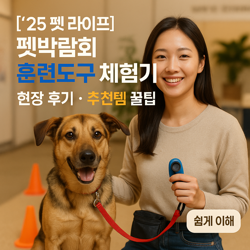 [’25 펫 라이프] 펫박람회 훈련도구 체험기 ｜ 현장 후기·추천템 꿀팁