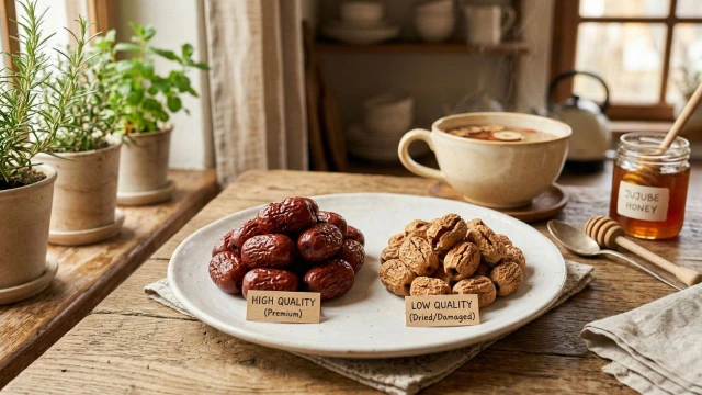 좋은 말린 대추 고르는 법 선별 기준 비교