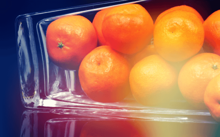 투명한-유리용기에-담긴-귤