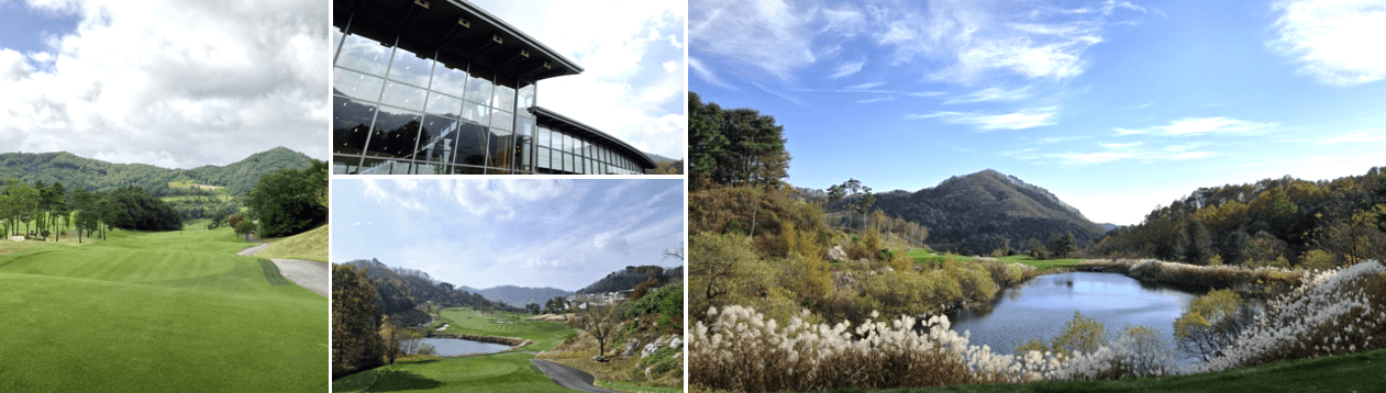 세이지우드CC 클럽하우스 및 대표 코스 이미지
