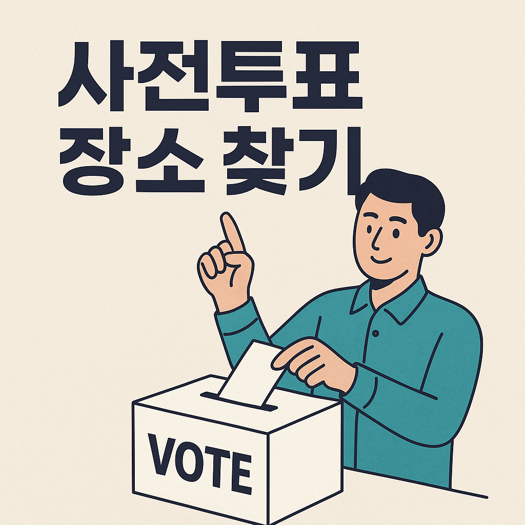 사전투표 장소 찾기