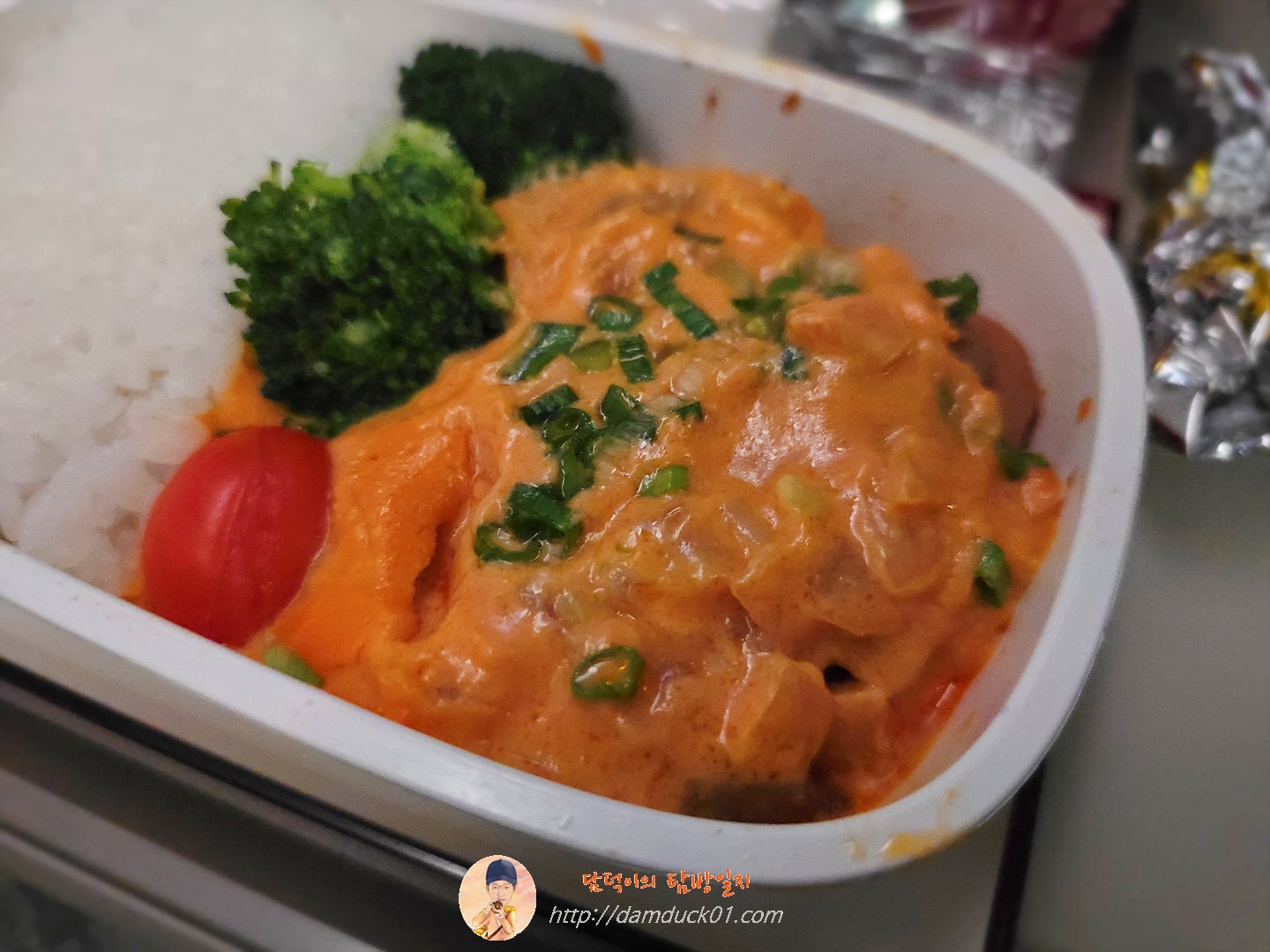 아시아나항공 기내식 치킨 커리