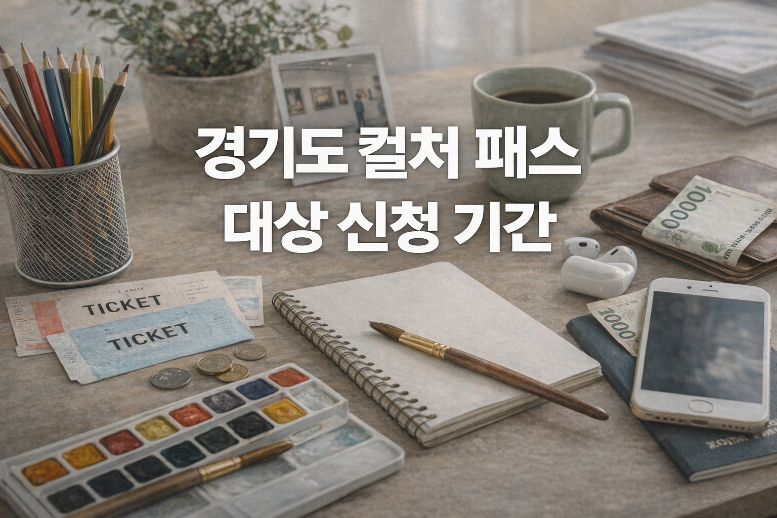 경기도 컬처 패스 대상 신청 기간