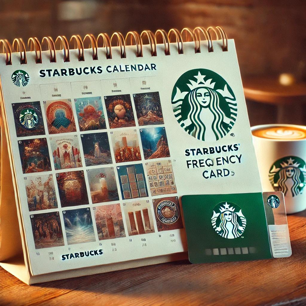 스타벅스 프리퀀시 캘린더