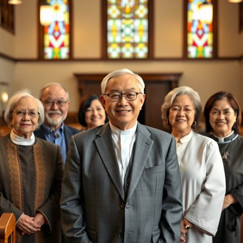 시무목사와 시무장로님들로 구성