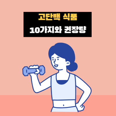 단백질이 풍부한 고단백 식품 10가지