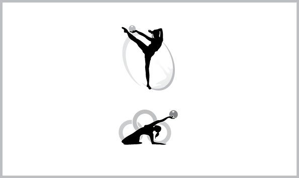 rhythmic gymnastics / vector graphic free download