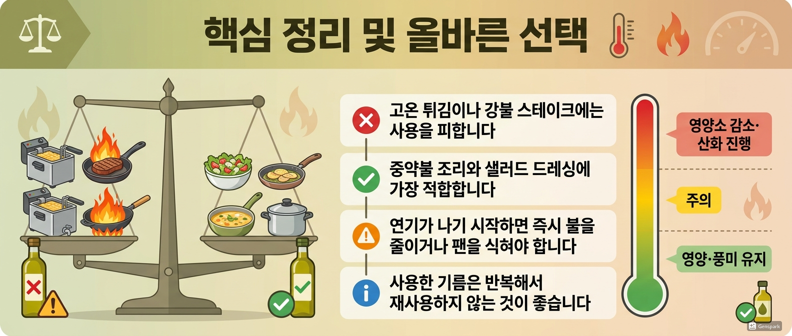 핵심 정리 및 올바른 선택