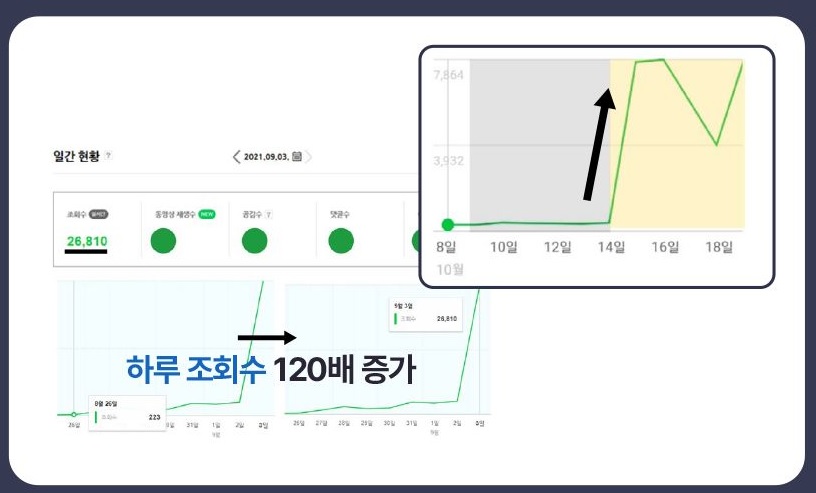 네이버방문자-120배증가