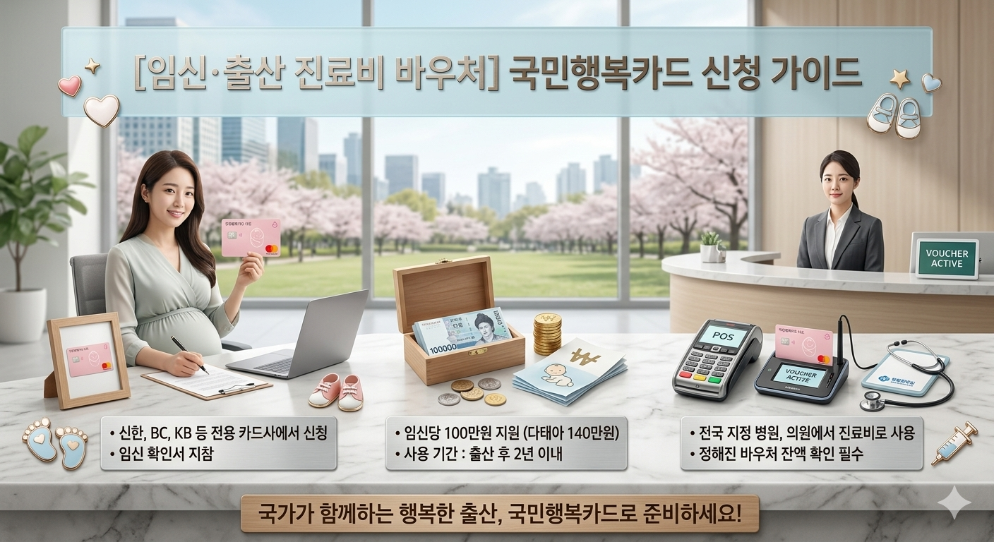 임신 출산 진료비 바우처 등록(국민행복카드)