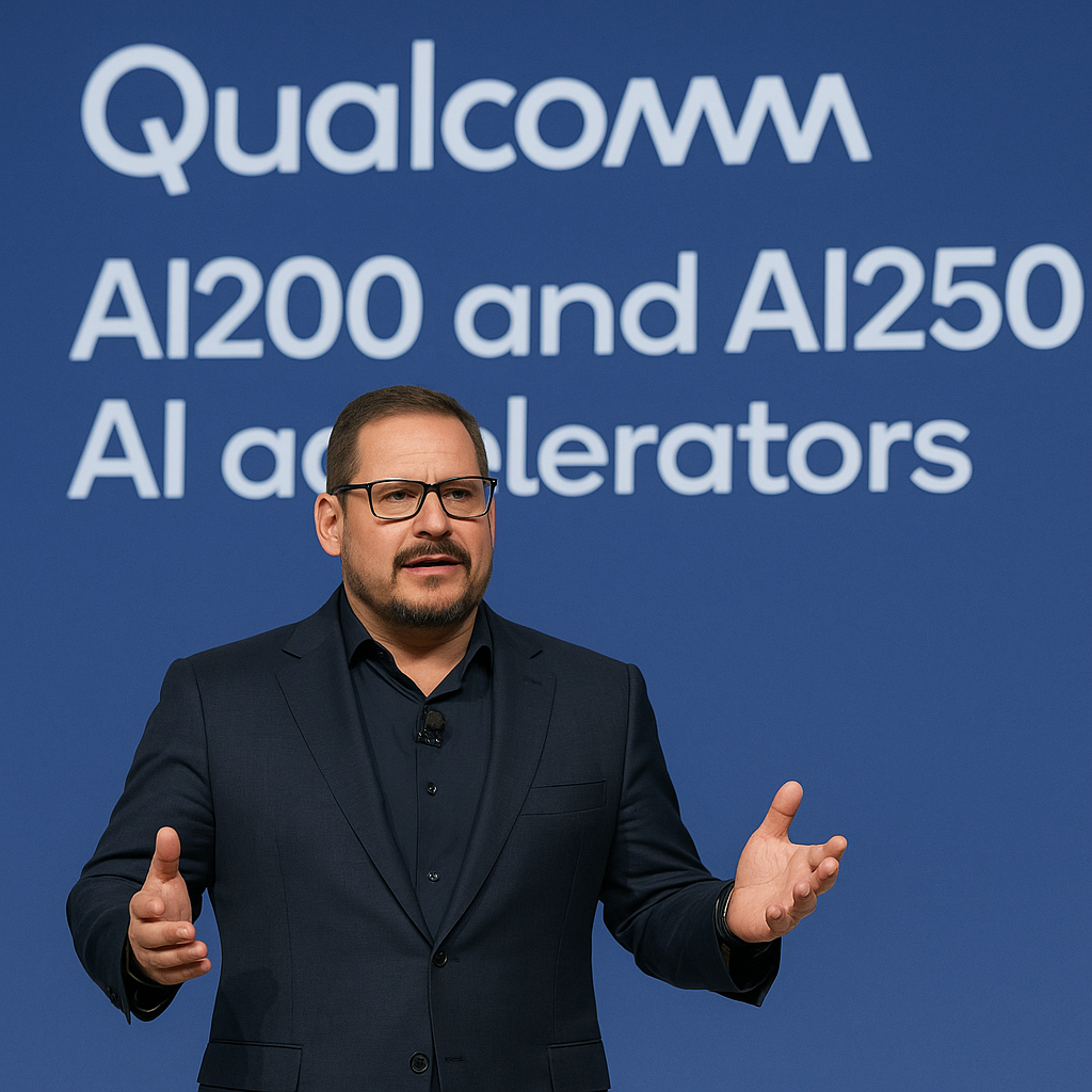 퀄컴 AI200·AI250 AI 가속기 출시 (출처 = AI 생성이미지)