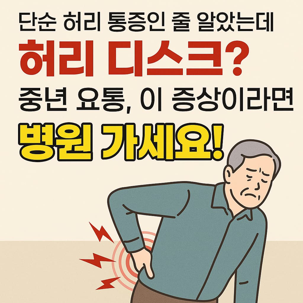 허리통증 허리디스크