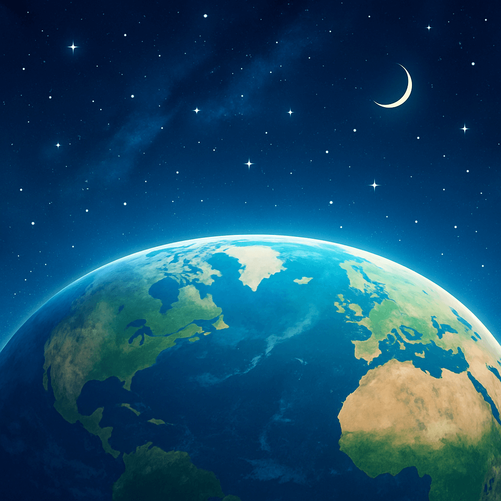 우주에서 지구를 보는 꿈 해몽