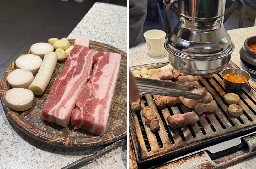 생삼겹살 2인분