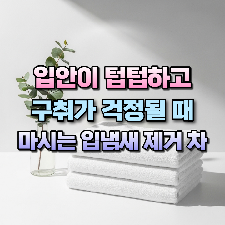 구취가걱정될때마시는차