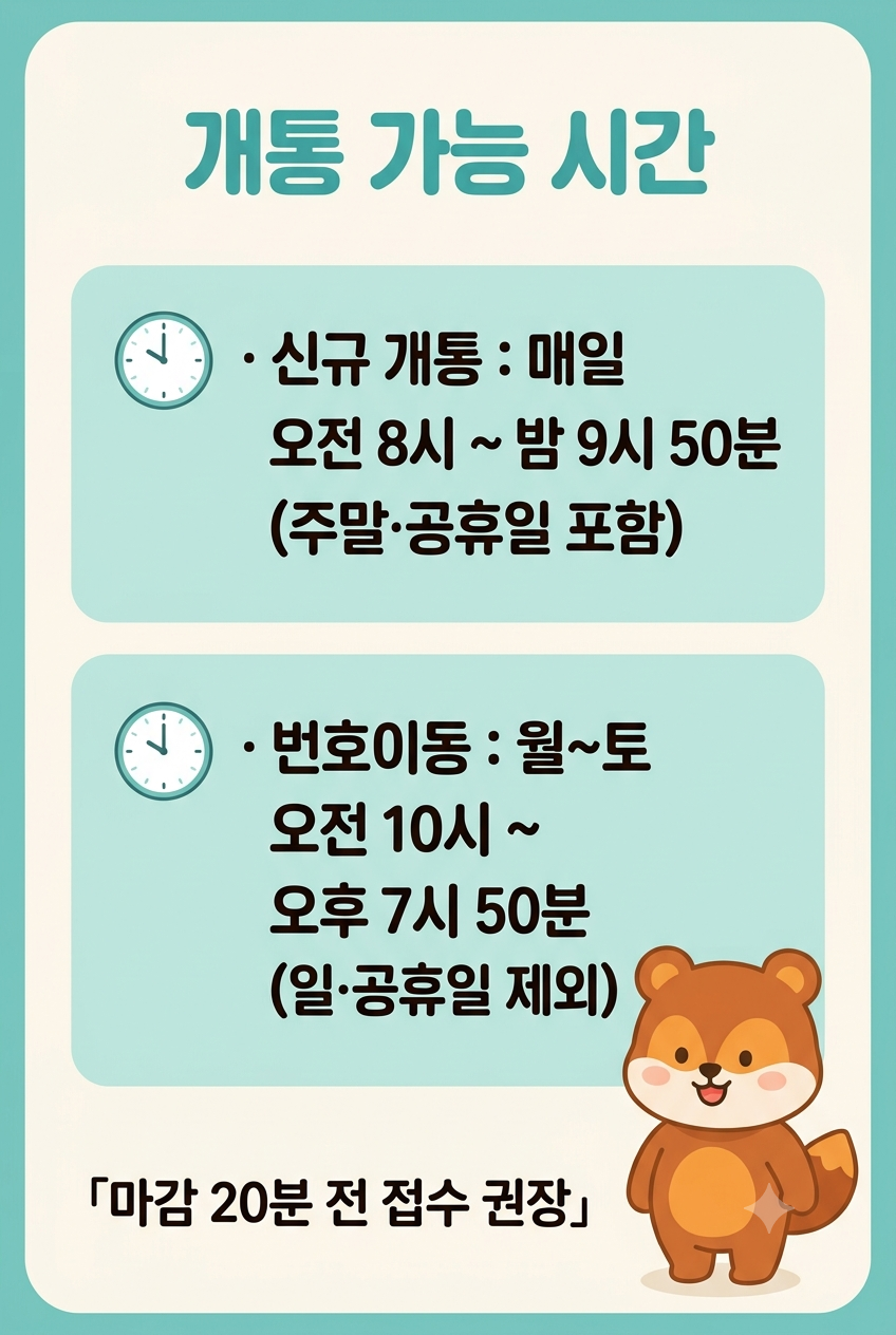 선불폰 당일 개통 되나요? 개통 시간·마감·놓쳤을 때까지 정리