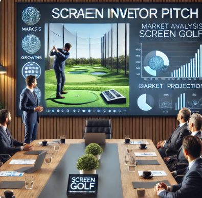 스크린 골프 분석 사진