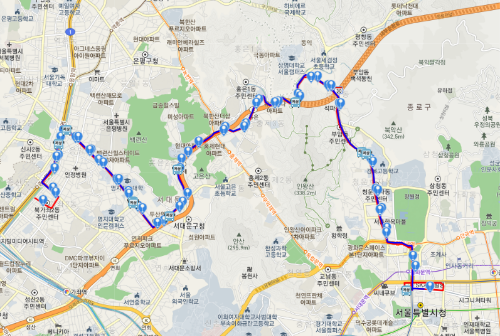 7018버스 노선도