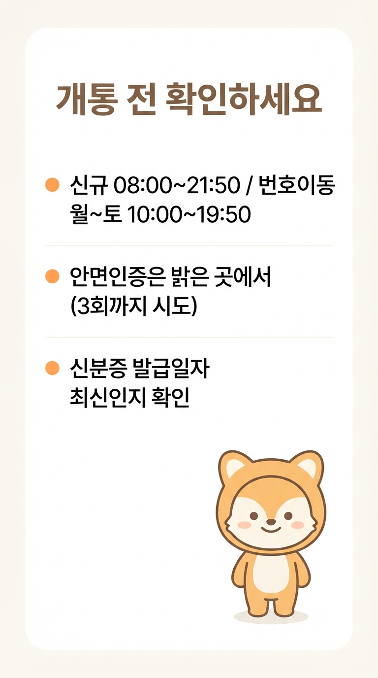 선불폰 개통 준비물, 딱 4가지만 챙기면 끝 (신분증&middot;유심&middot;공기계&middot;인증서)