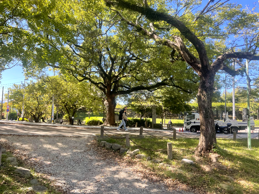 후쿠오카 성터 입구