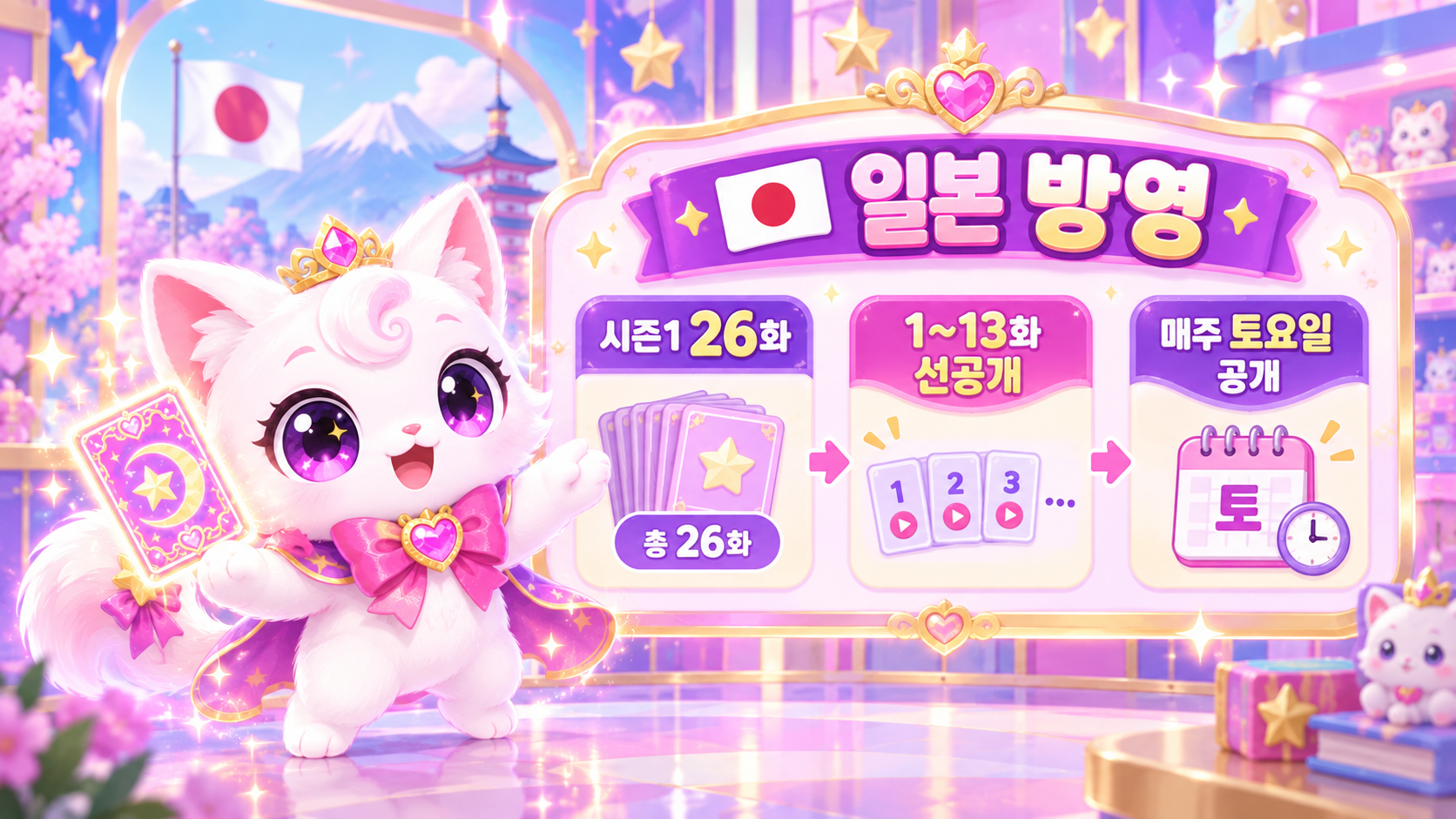 일본 현지 방영 구조와 디테일한 진행 상황