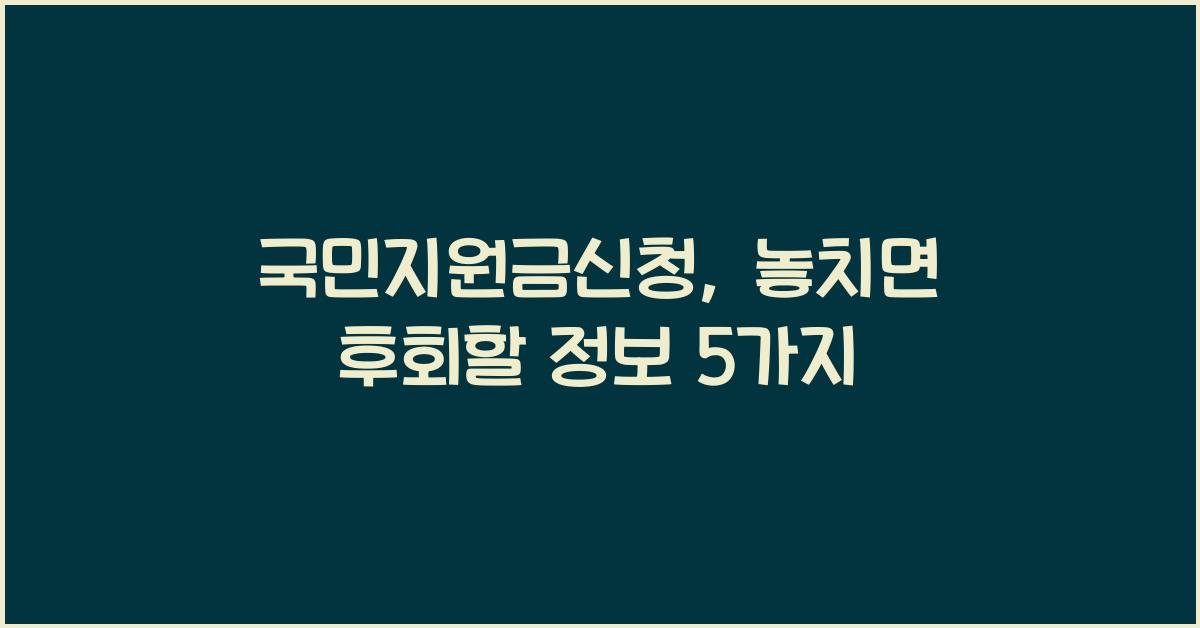 국민지원금신청
