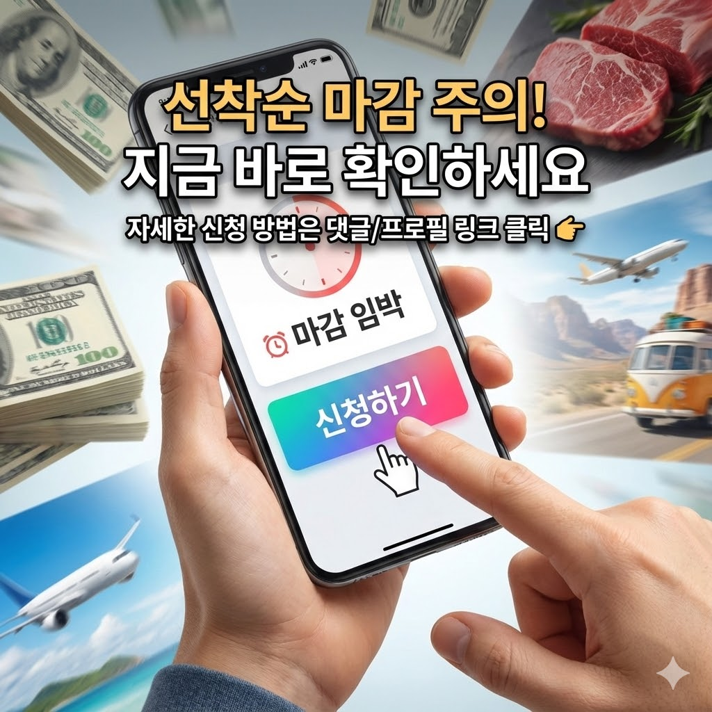 선착순 마감 주의! 지금 바로 확인하세요