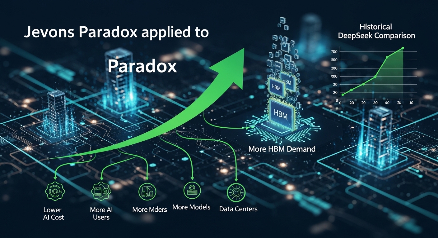 터보퀀트 역설 AI 비용 하락 서비스 확산 전체 메모리 수요 증가 역설 제번스 역설 설명