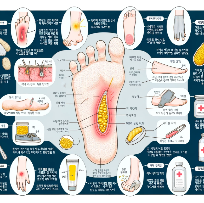 티눈 원인, 예방 및 쉽게 제거하는 방법