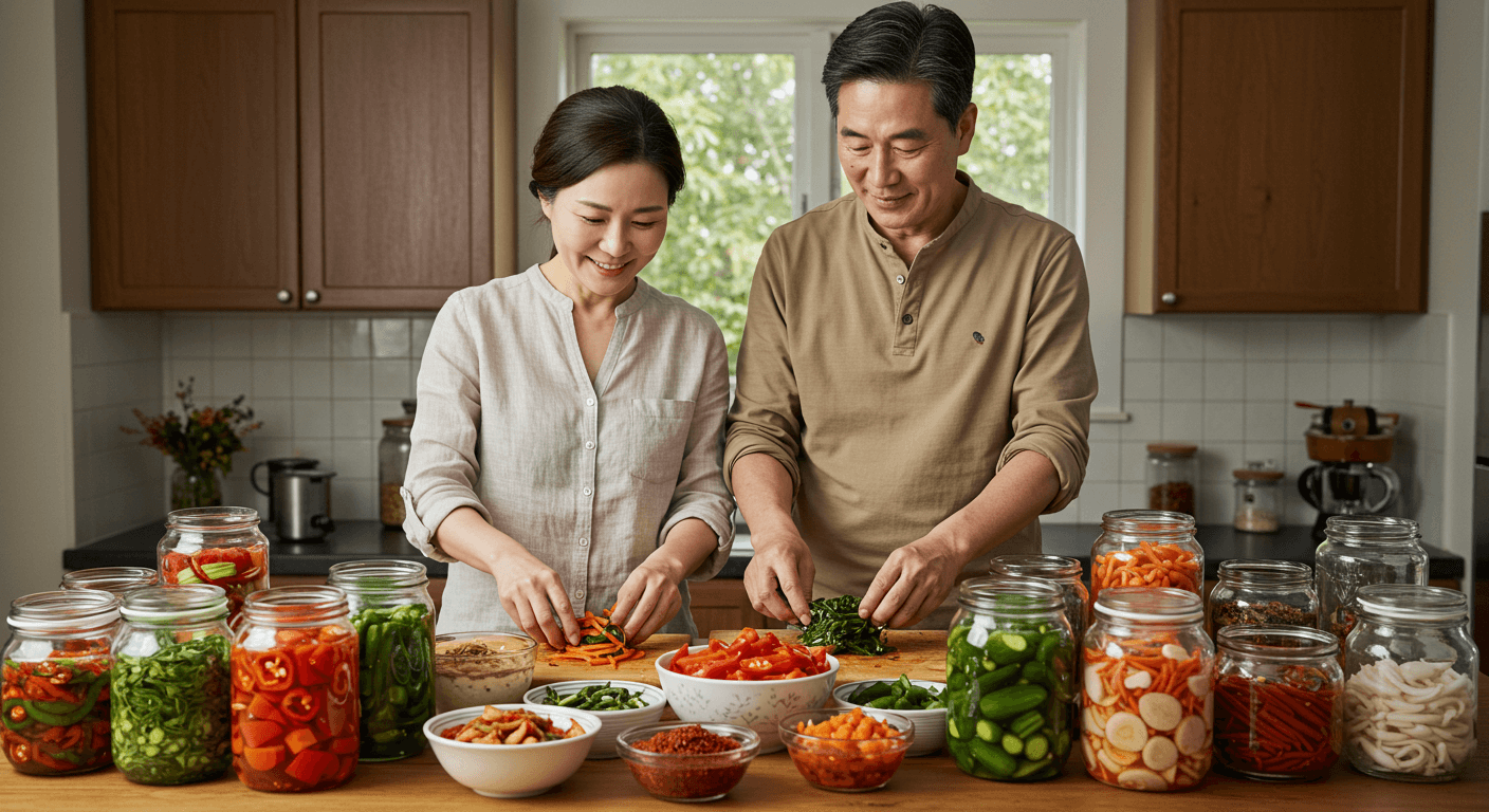 제철 채소로 즐기는 장아찌 만들기