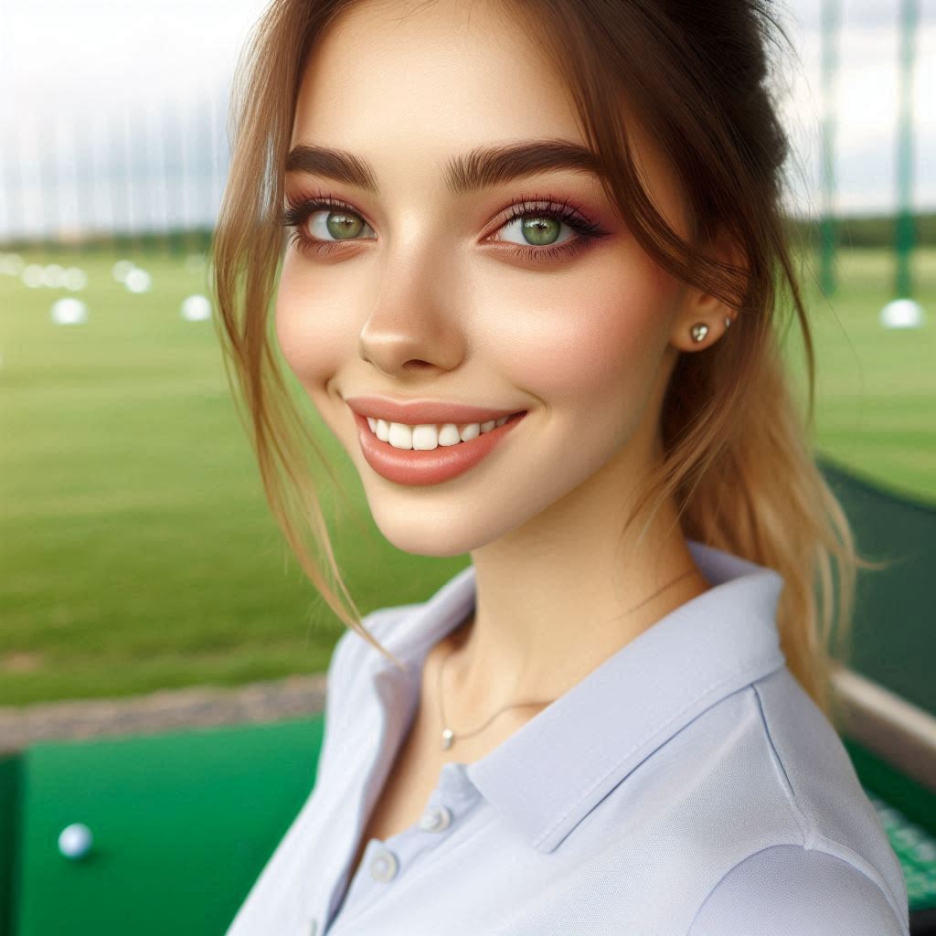 실외골프연습장 배경