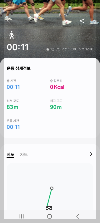 휴대폰 만보기