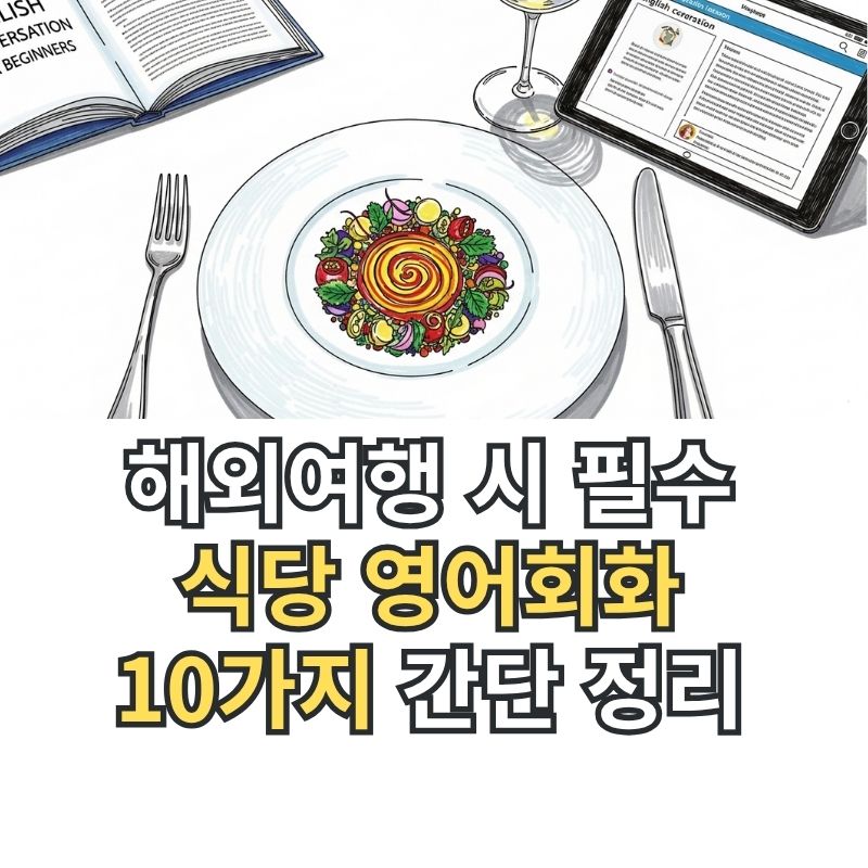 식사 영어회화 학습 가이드