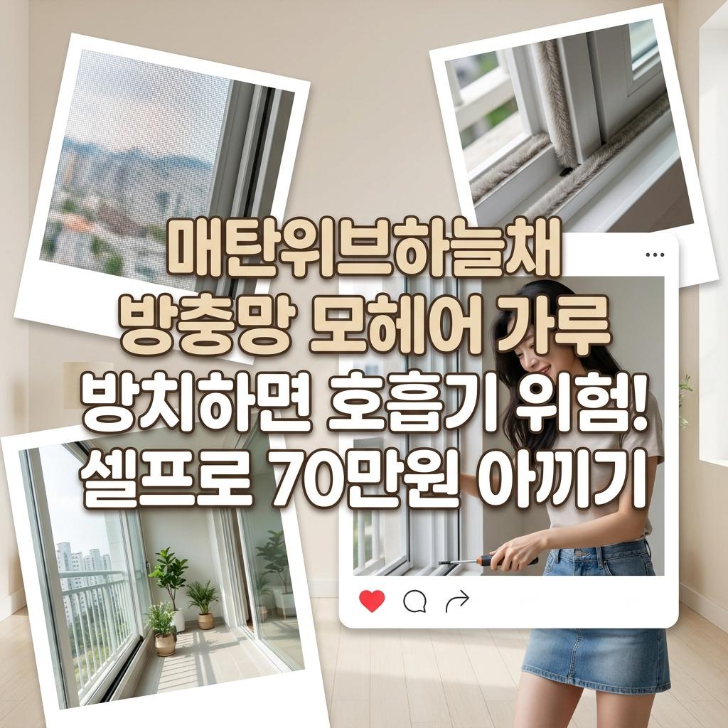 수원 매탄위브하늘채 33평 방충망 교체 비용 공개 솔직 후기 장단점 비교
