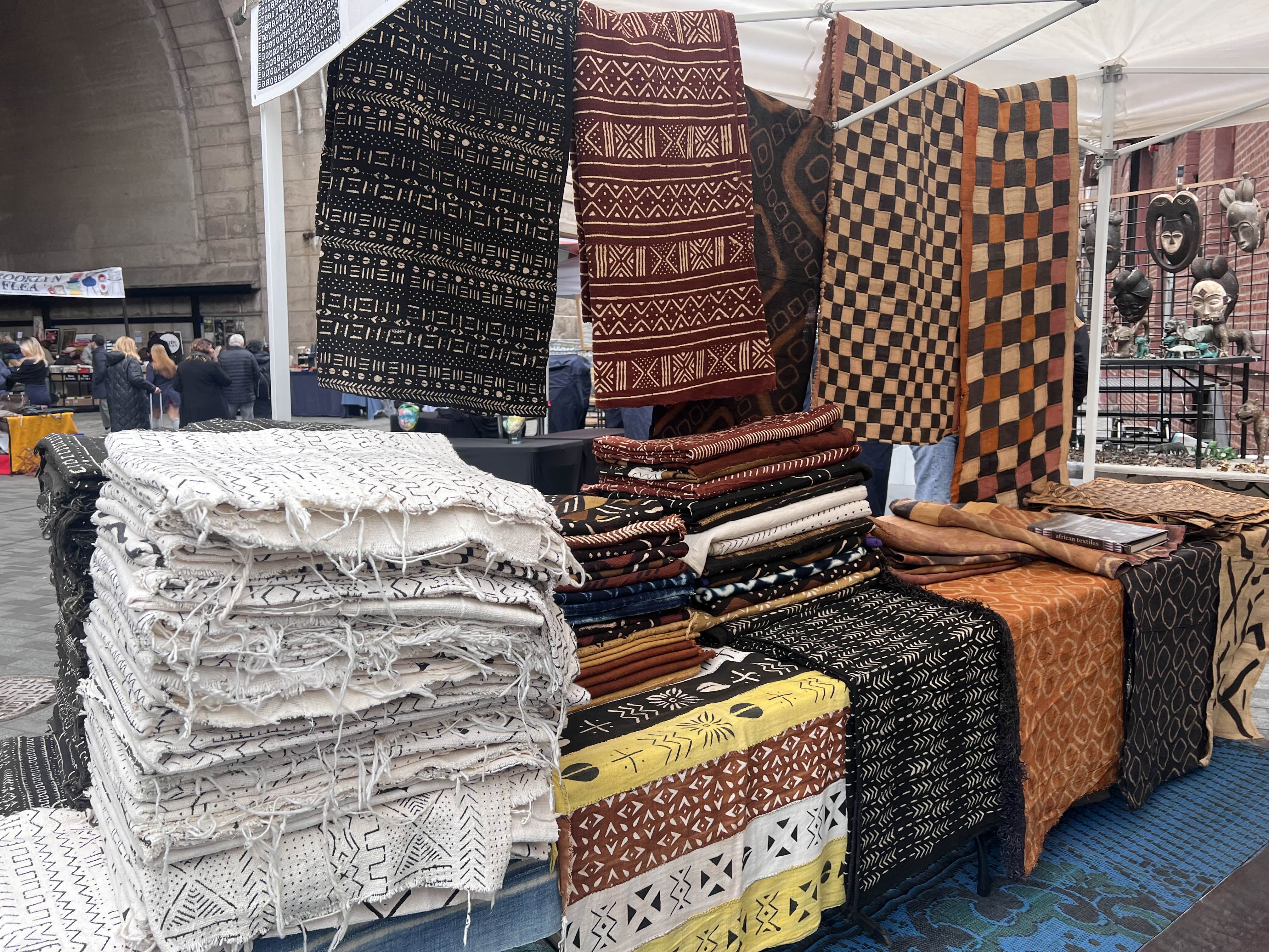 브루클린 플리마켓 아프리칸 패브릭