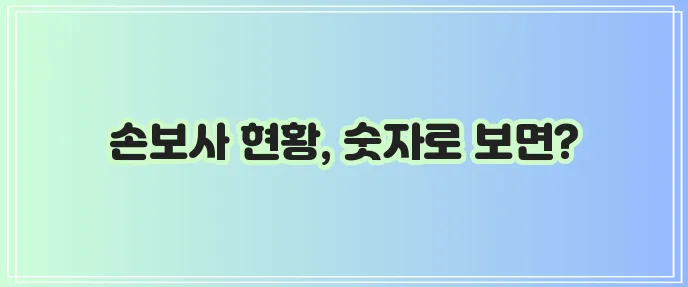 국내외 손해보험사 종류 순위 매출 영업이익 자본금 심층 조사해야 합니다!